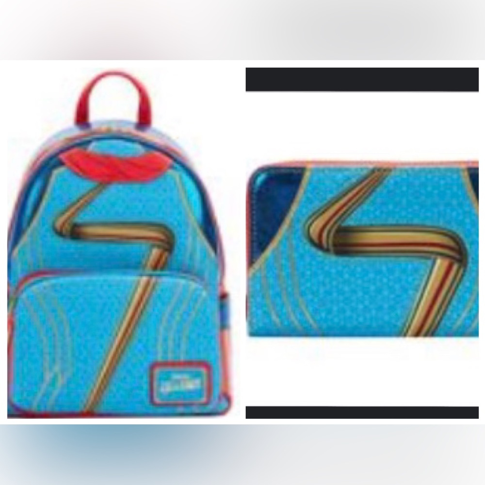 Loungefly
MARVEL
Ms. Marvel Cosplay Mini Backpack and Wallet